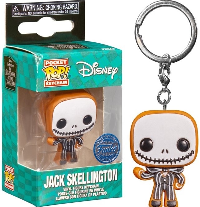 Nightmare Before Christmas POP Sleutelhanger - Jack Skellington Gingerbread