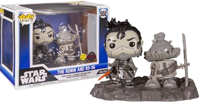 Star Wars Visions Deluxe POP! - The Ronin and B5-56 #502