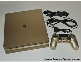 PlayStation 4 Slim 500GB met Controller & Bedrading (Goud)