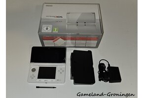 Nintendo 3DS met Stylus & Oplader (Boxed, Wit)