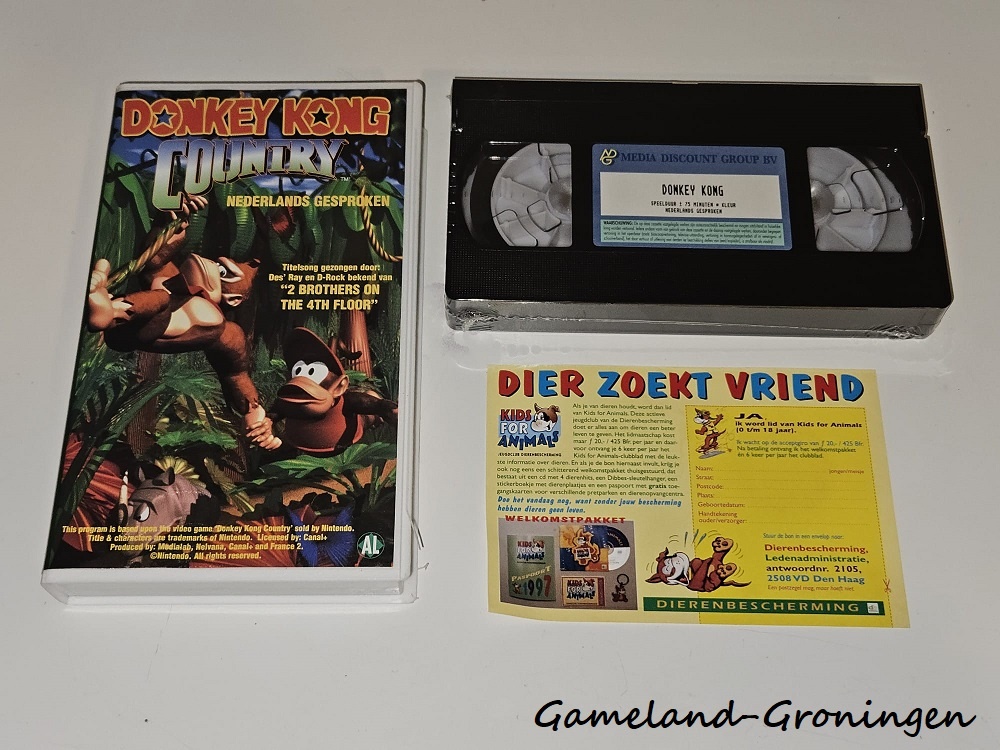 Donkey Kong Country VHS/Video Tape