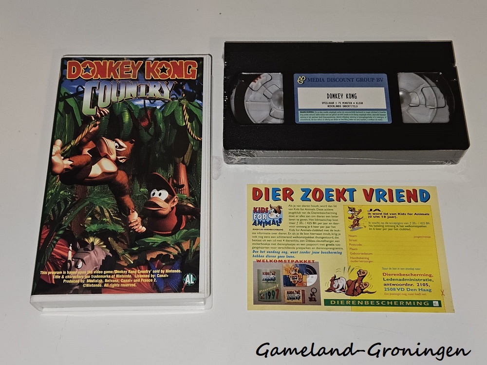 Donkey Kong Country VHS/Video Tape