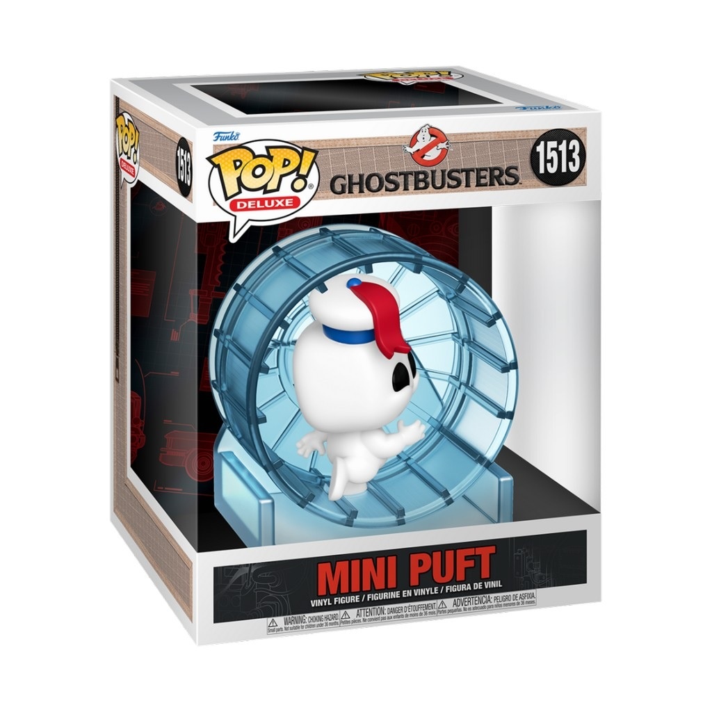 Ghostbusters Frozen Empire Deluxe POP! - Mini Puft in Hamster Wheel #1513