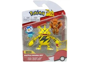 Pokémon - Battle Figure Set - Piplup + Electabuzz + Vulpix