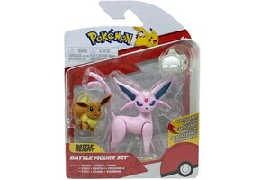 Pokémon - Battle Figure Set - Eevee + Espeon + Snom