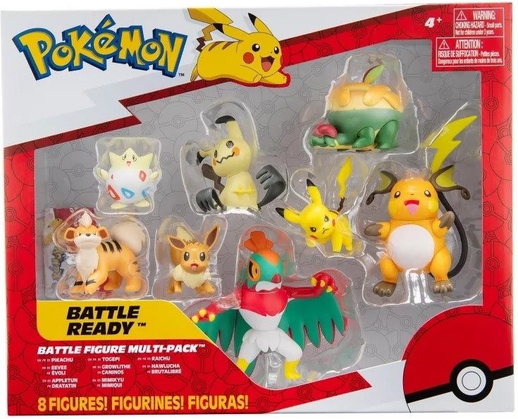 Pokémon - Battle Figure Multi-Pack - 8 Figures 5 cm
