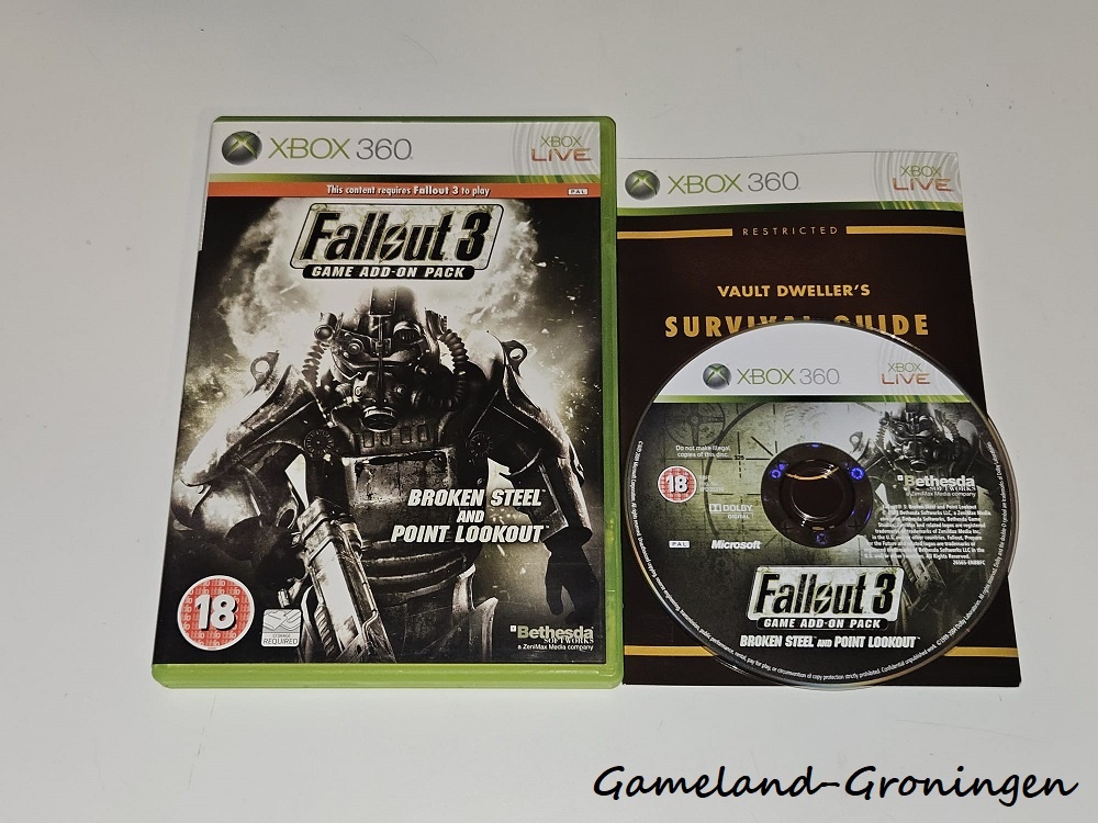 Fallout 3: Expansion Set (Broken Steel and Point Lookout) (Compleet)