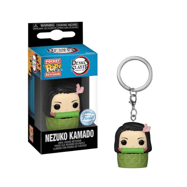 Demon Slayer Pocket POP Keychain - Nezuko Kamado in Basket
