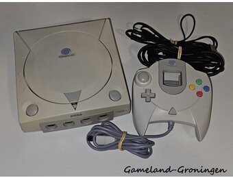 Sega Dreamcast with Controller & Wiring