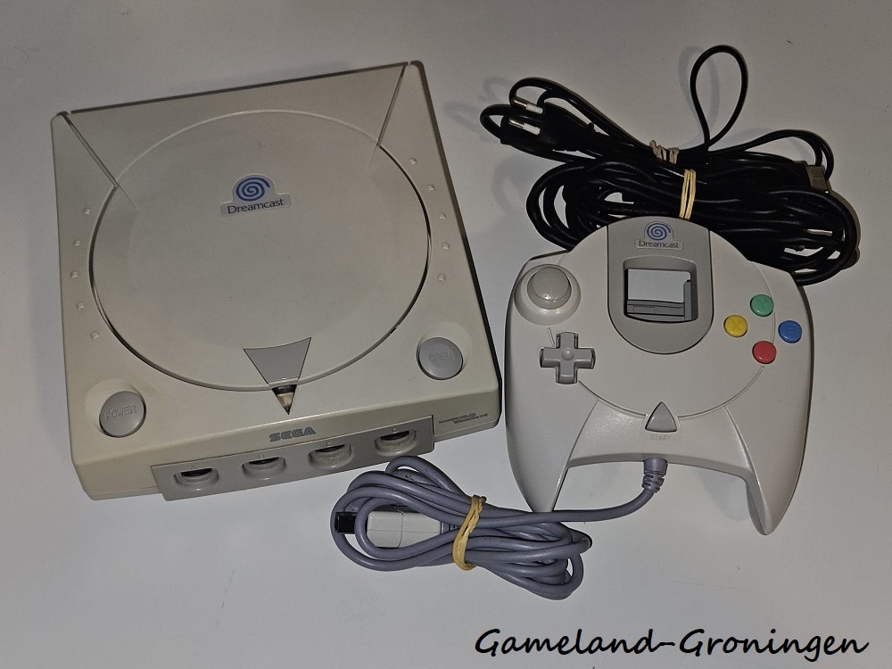 Sega Dreamcast with Controller & Wiring