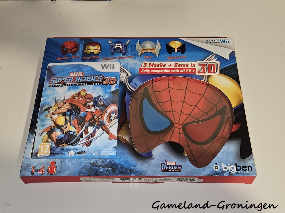 Marvel Super Heroes 3D - Grandmaster's Challenge + 3D Masks Bundle (EUR)
