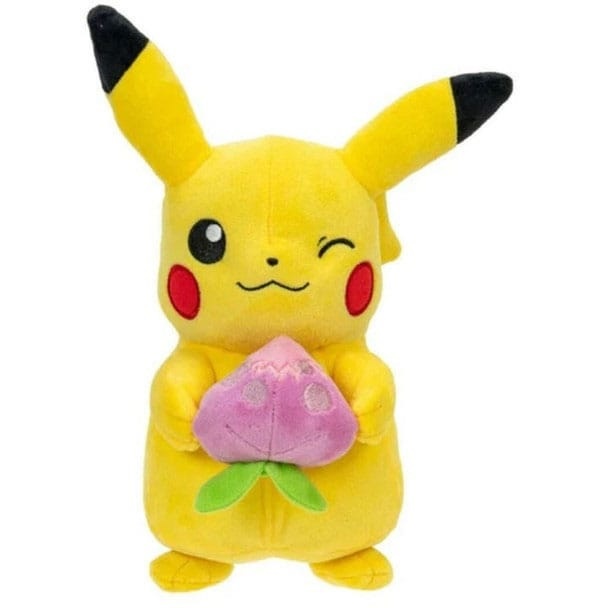 Pokémon - Pikachu with Pecha Berry Accy Knuffel 20 cm