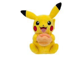 Pokémon - Pikachu with Pecha Poké Puff (Orange) Accy Plush 20 cm - Copy