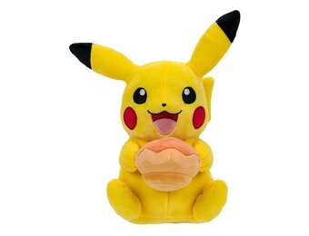 Pokémon - Pikachu with Pecha Poké Puff (Orange) Accy Plush 20 cm - Copy