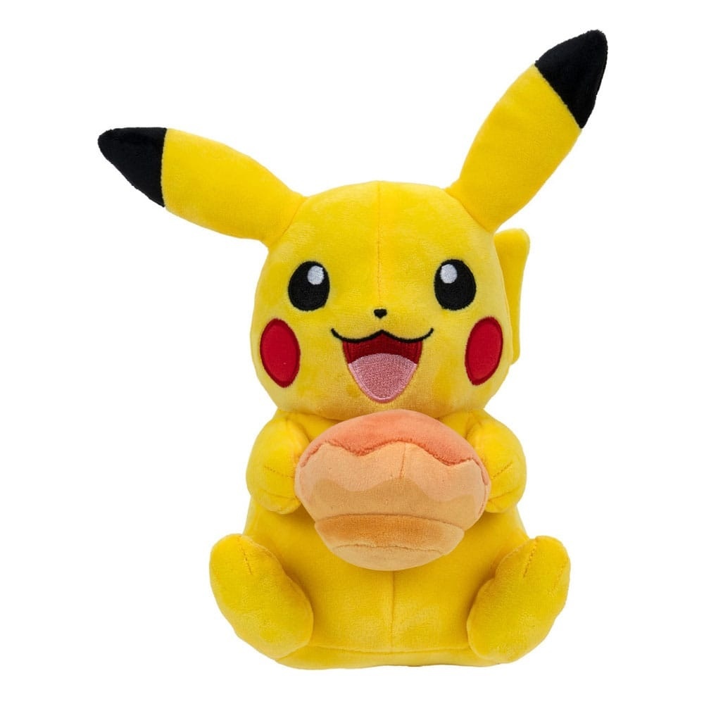 Pokémon - Pikachu with Pecha Poké Puff (Orange) Accy Plush 20 cm