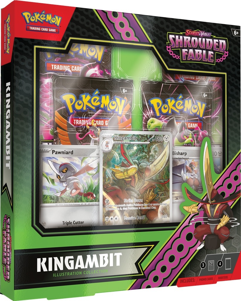 Pokémon TCG - Scarlet & Violet Shrouded Fable Illustration Collection - Kingambit