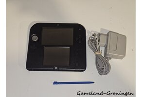 Nintendo 2DS met Stylus & Oplader (Blauw/Zwart)