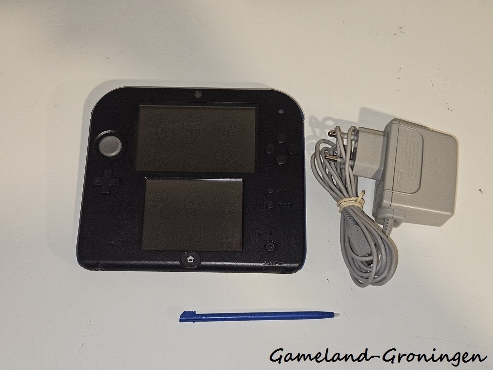 Nintendo 2DS with Stylus & Charger (Blue/Black)