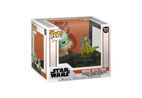Star Wars The Mandalorian POP! - Grogu with Frog #721