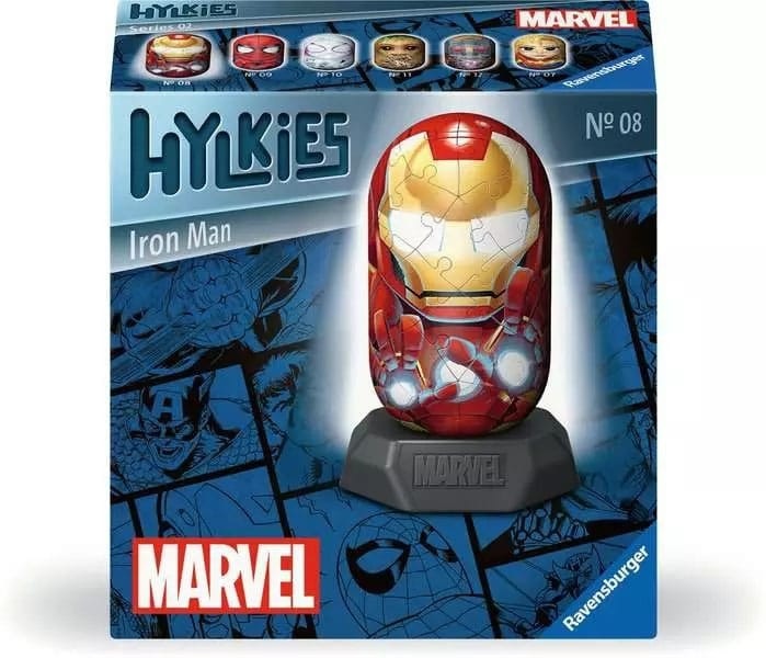 Marvel Hylkies - 3D Puzzle Iron Man - 54 Pieces
