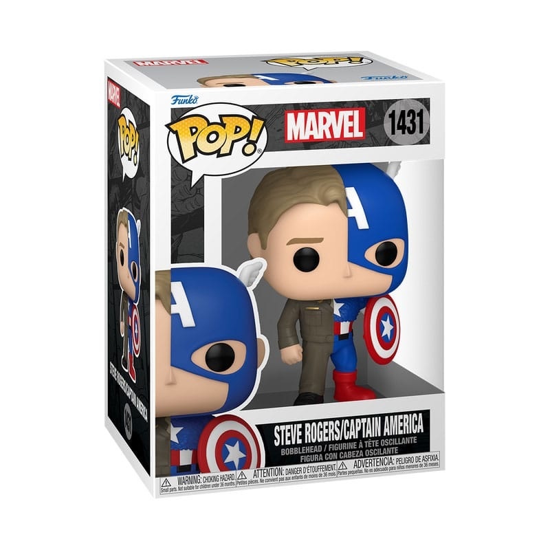 Marvel POP! - Split Steve Rogers/Captain America #1431