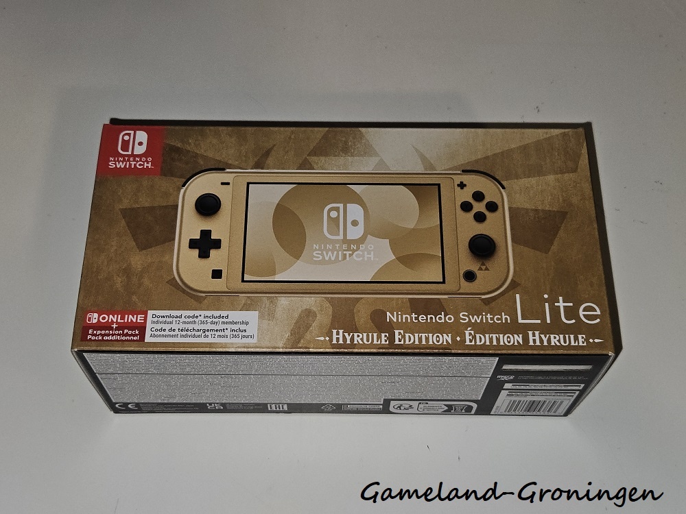 Nintendo Switch Lite Console - Hyrule Edition + Nintendo Switch Online 12 Maanden