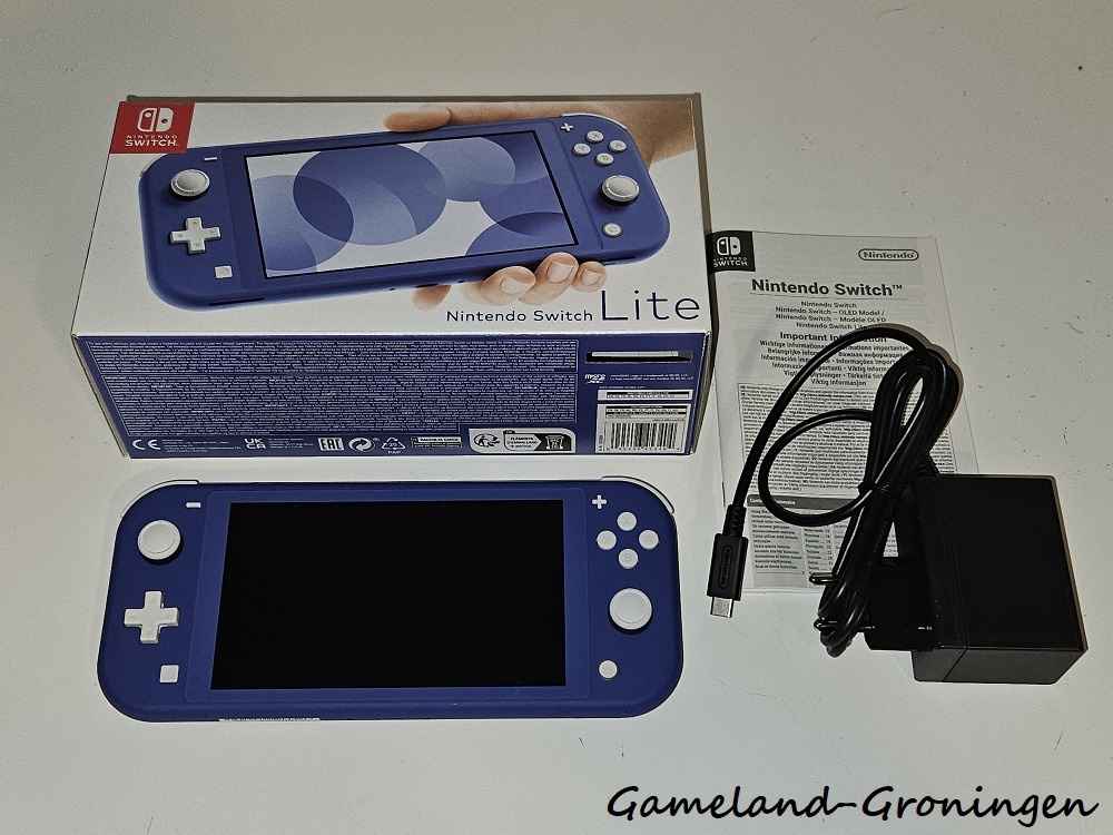 Nintendo Switch Lite Console (Complete, Blauw)