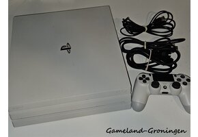 PlayStation 4 Pro 1TB with Controller & Wiring (White)