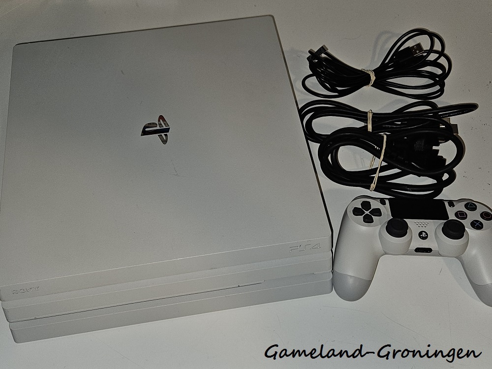 PlayStation 4 Pro 1TB met Controller & Bedrading (Wit)