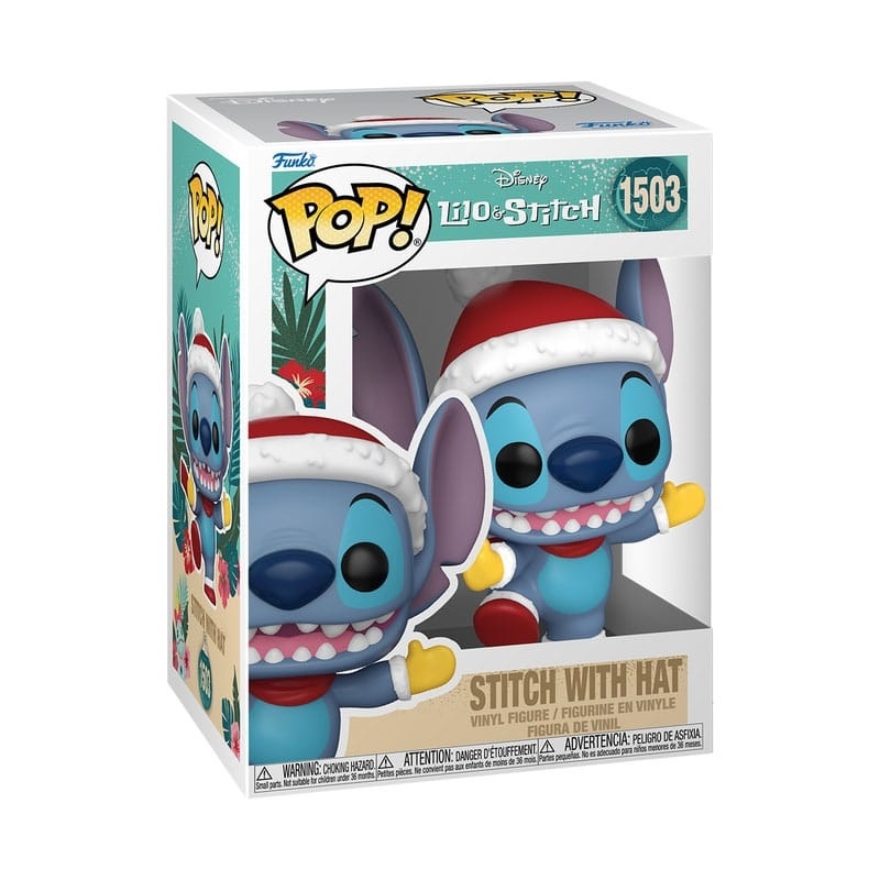 Disney's Lilo & Stitch Holiday POP! - Stitch with Hat #1503