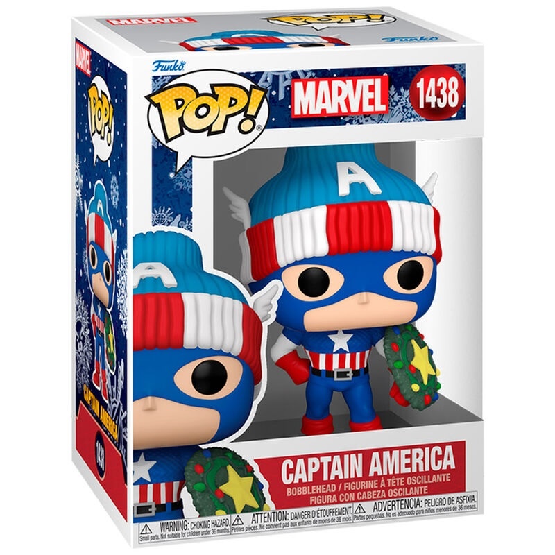 Marvel Holiday POP! - Captain America #1438
