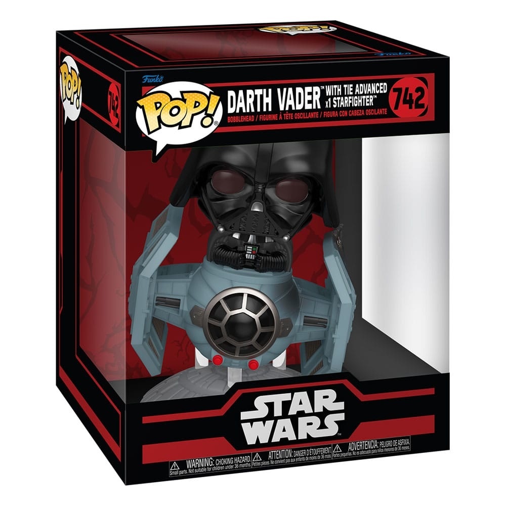 Star Wars Dark Side Deluxe POP! - Darth Vader with the Advanced x1 Starfighter #742