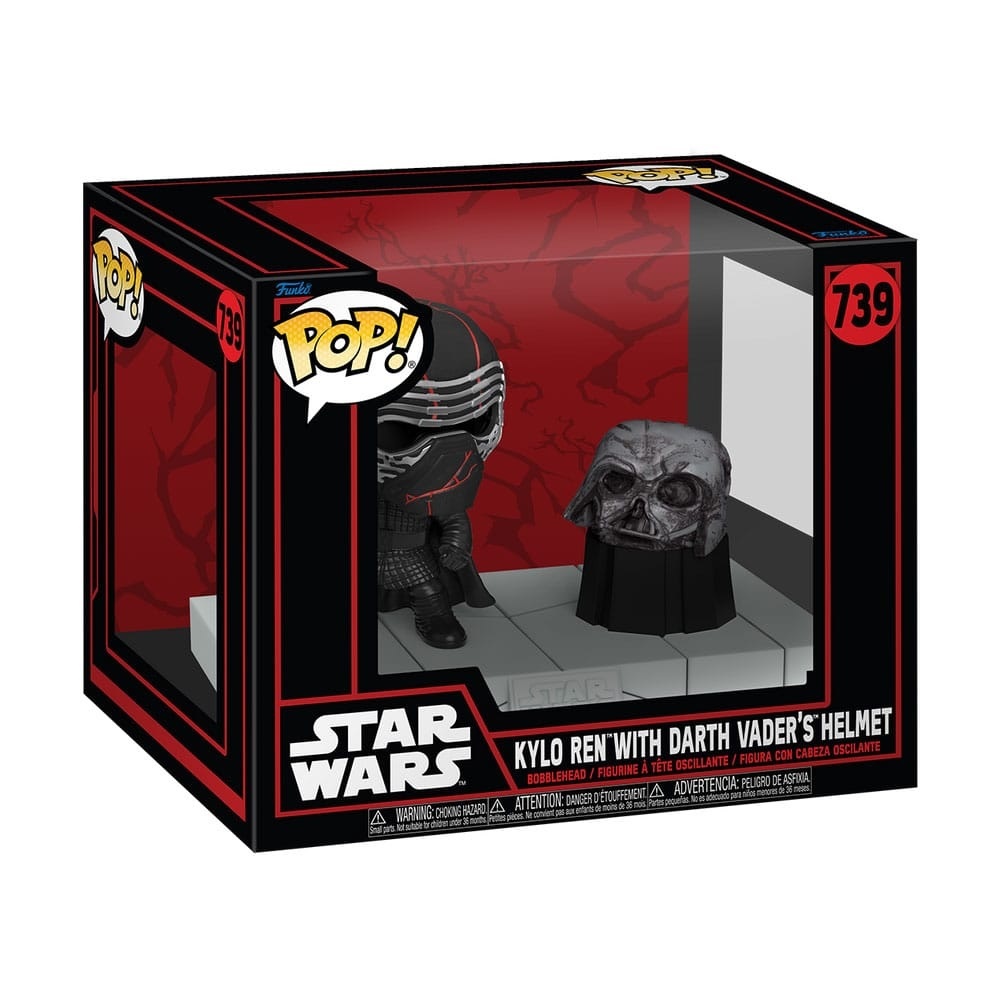 Star Wars Dark Side Deluxe POP! - Kylo Ren with Darth Vader's Helmet #739
