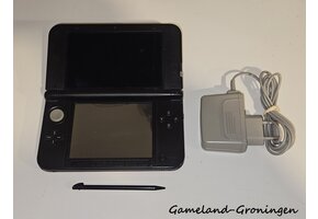 Nintendo 3DS XL met Stylus & Oplader (Zwart/Rood)