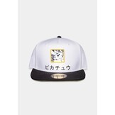 Pokémon - Pikachu Wit/Zwart Snapback