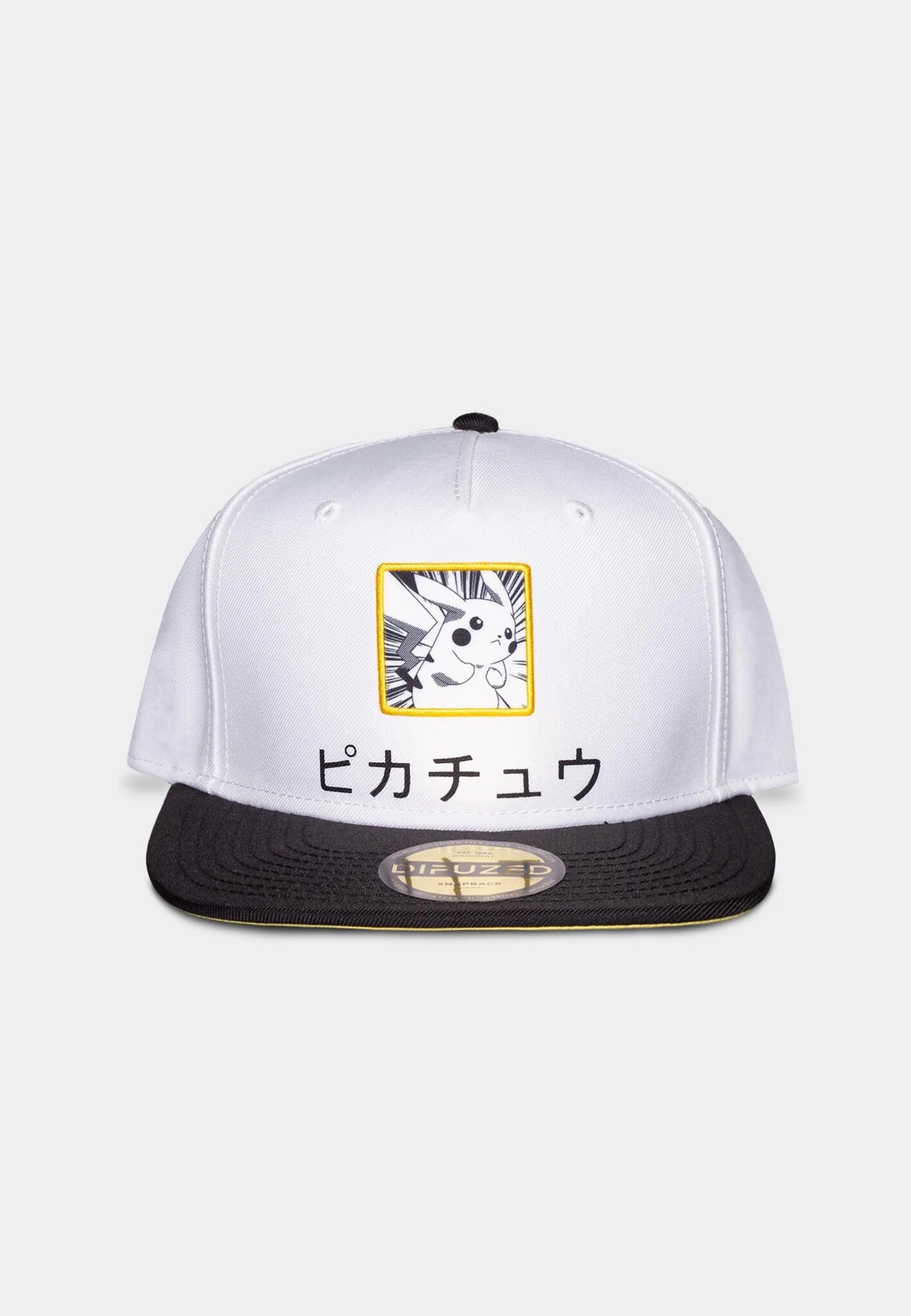Pokémon - Pikachu Wit/Zwart Snapback