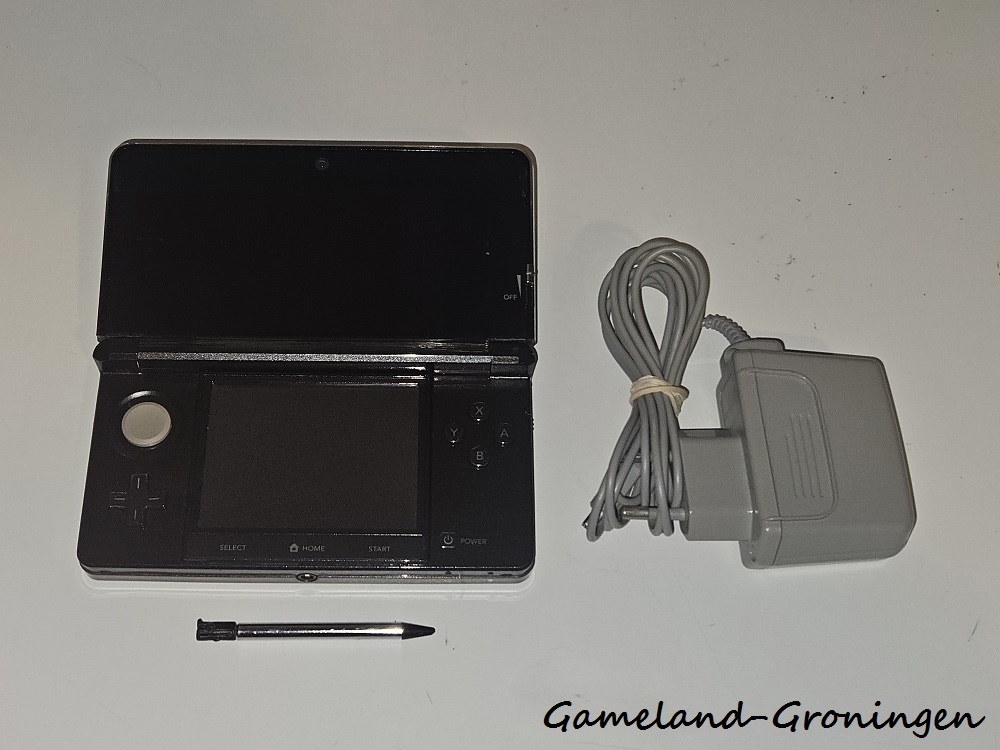 Nintendo 3DS met Stylus & Oplader (Zwart)