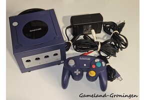 Nintendo GameCube met Controller & Bedrading (Paars)