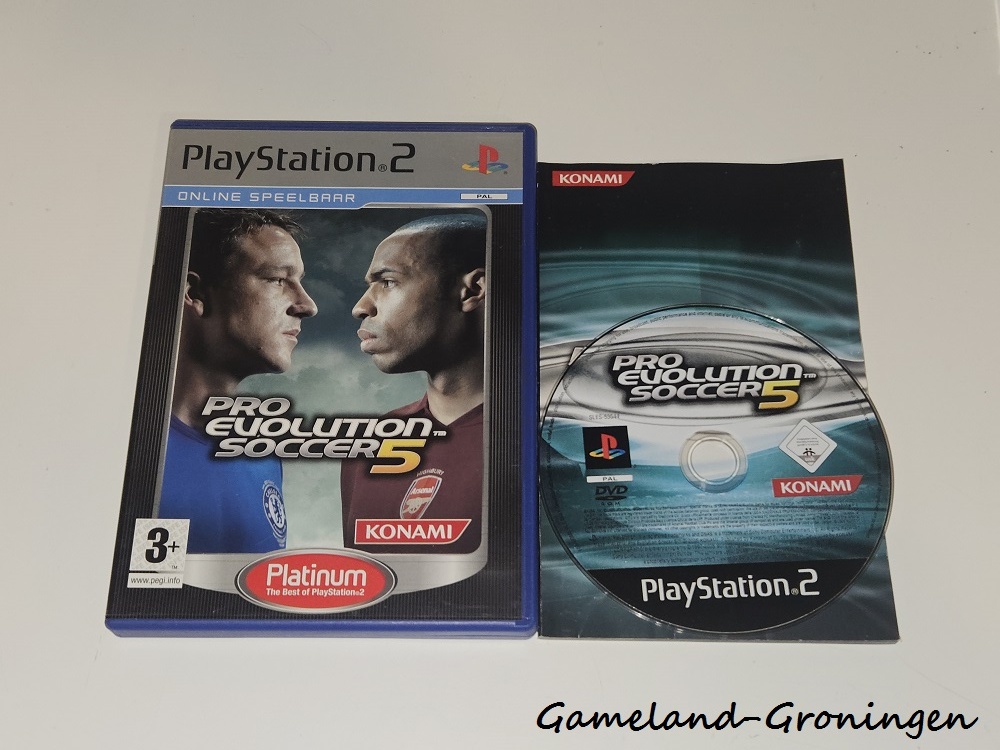 Pro Evolution Soccer 5 (Compleet, Platinum)