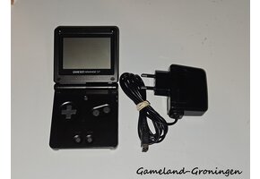 Gameboy Advance SP met Oplader (Zwart)