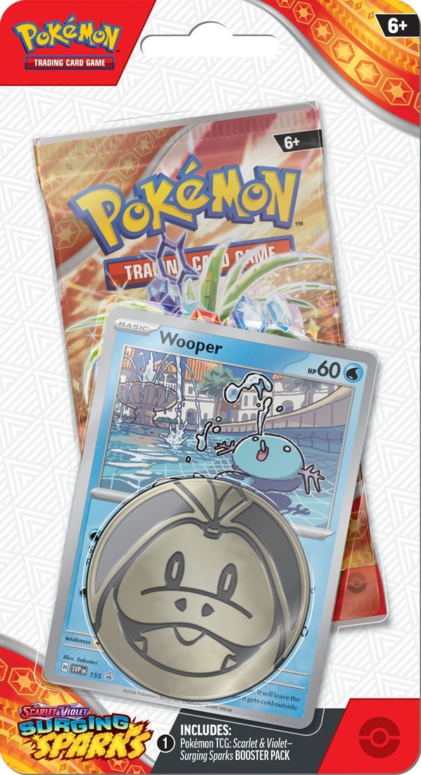 Pokémon TCG - Scarlet & Violet Surging Sparks Checklane - Wooper
