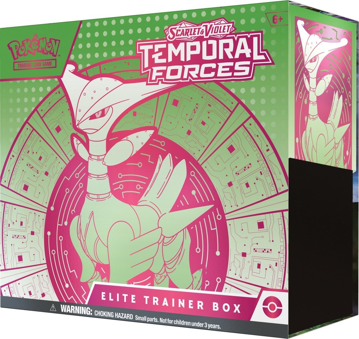 Pokémon TCG - Scarlet & Violet Temporal Forces Elite Trainer Box  - Iron Leaves