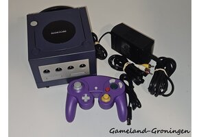 Nintendo GameCube met Controller & Bedrading (Paars)