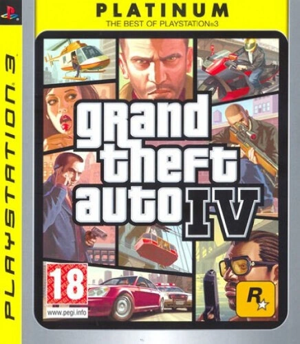 Grand Theft Auto 4 (GTA) (Complete, Platinum)