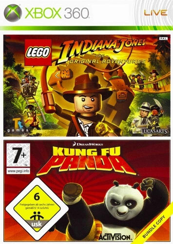 Lego Indiana Jones & Kung Fu Panda (Compleet)