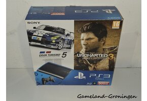 PlayStation 3 Console (500 GB) Super Slim + GT5 Academy Editon + Uncharted 3 GOTY
