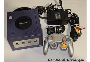 Nintendo GameCube met Controller & Bedrading (Paars)