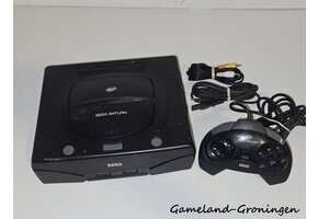 Sega Saturn with Controller & Wiring