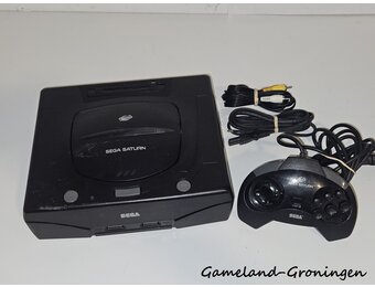 Sega Saturn with Controller & Wiring