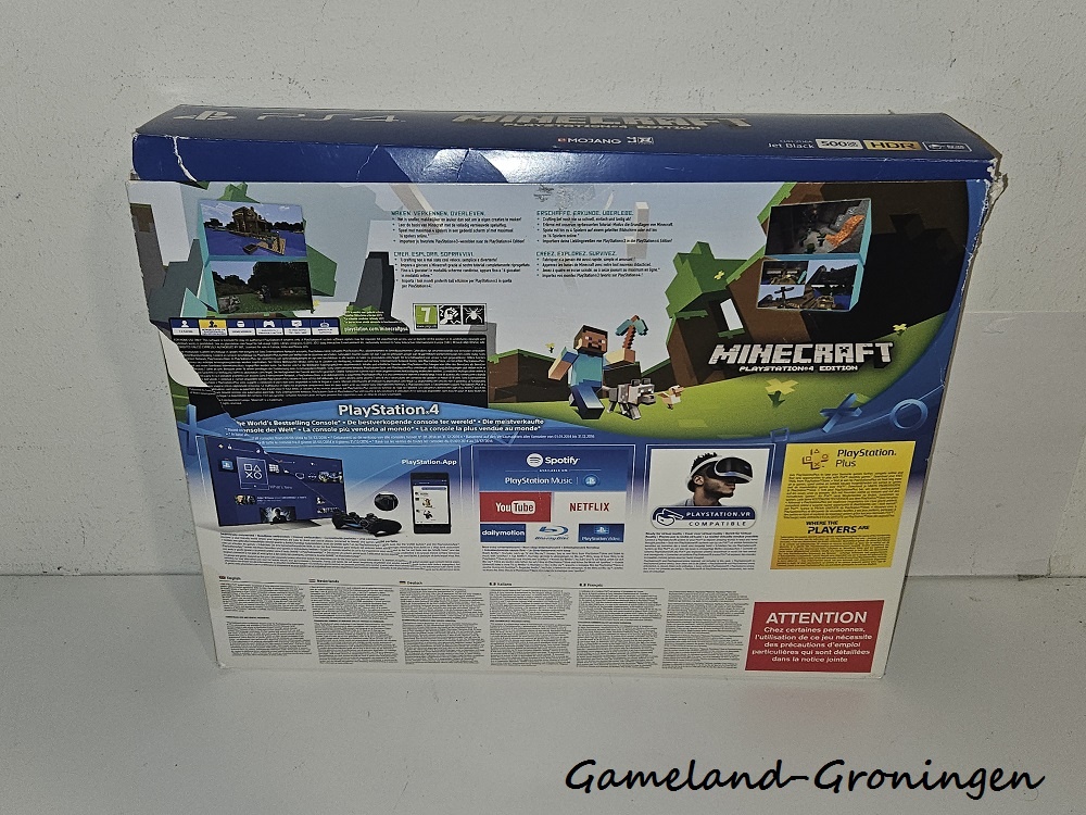 PlayStation 4 Slim 500GB Minecraft Pack with Controller & Wiring